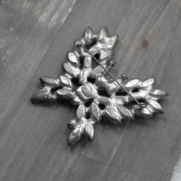 Vintage KJL Kenneth Jay Lane Butterfly Brooch Extra Large Purple Pink Crystals - Picture 5 of 7